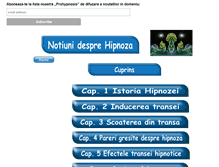 Tablet Screenshot of carte.prohypnosis.co.uk